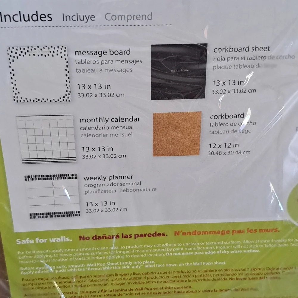 Wall Pops Dry Erase Weekly Calendar